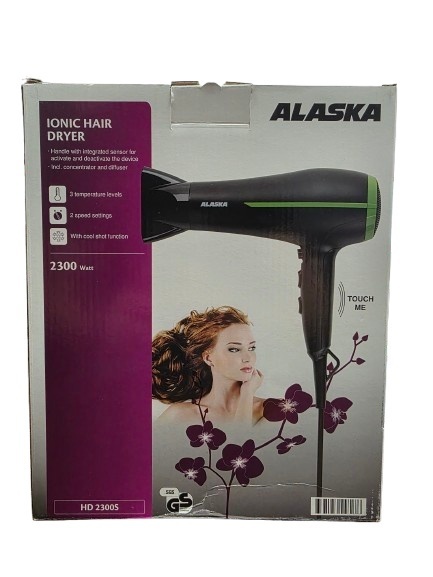 ALASKA Suszarka do włosów 2300W - jonizacja, regulacja temperatury, dyfuzor w zestawie
