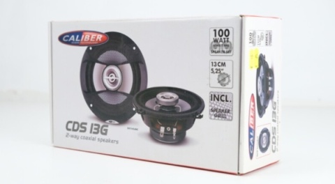Caliber CDS 13G - Głośniki samochodowe 13 cm 100W, dwudrożne, mocny dźwięk do auta