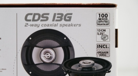 Caliber CDS 13G - Głośniki samochodowe 13 cm 100W, dwudrożne, mocny dźwięk do auta