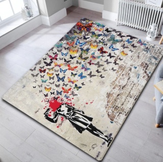 Dywan 80 x 200 cm - Conceptum Hypnose, Lakesl, wielokolorowy, poliester