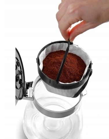 Ekspres do kawy przelewowy De'Longhi ICM17210 - 1,25 l, 1000 W, Anti-Drip, podtrzymywanie ciepła