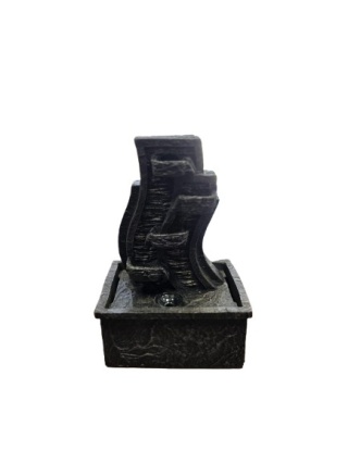 Fontanna dekoracyjna LED Posąg - relaksujący szum wody i światło do salonu, sypialni, biura