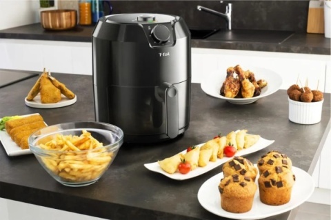 Frytkownica beztłuszczowa Tefal EY2018 Easy Fry 4,2 l - Air Fryer 1500W, smażenie bez tłuszczu