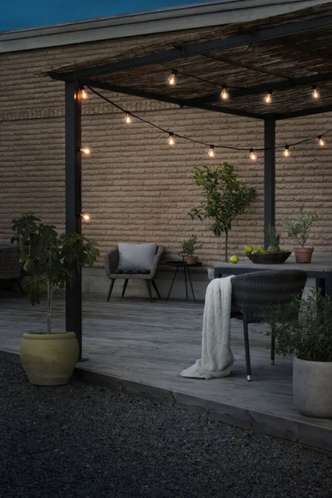 Girlanda świetlna LED solarna do ogrodu - Konstsmide
