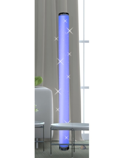 Kolumna świetlna LED RGB z pilotem - 12W, 3000K, ściemniana, chromowana, 104 cm Kolumna świetlna LED RGB z pilotem - 12W, 3000K, ściemniana, chromowana, 104 cm