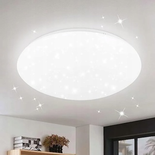 Lampa sufitowa z efektem gwiazd
