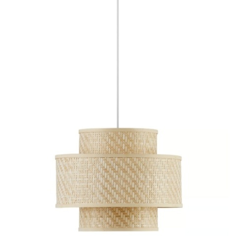 Lampa wisząca Nordlux Trinidad - bambusowa, naturalny styl E27, skandynawski design