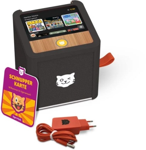 Tigerbox TOUCH PLUS - odtwarzacz audio dla dzieci z ekranem dotykowym JĘZYK NIEMIECKI