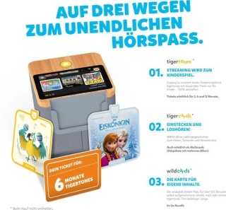 Tigerbox TOUCH - odtwarzacz audio dla dzieci z ekranem dotykowym JĘZYK NIEMIECKI