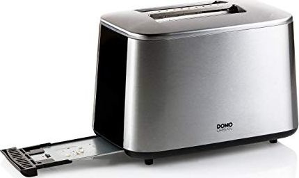 Toster DOMO 1600W stal nierdzewna - szybkie opiekanie, 7 poziomów, LED, rozmrażanie