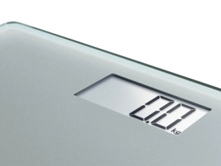Waga elektroniczna łazienkowa 180 kg - LCD, automatyczna, z bateriami, kg/lb/st