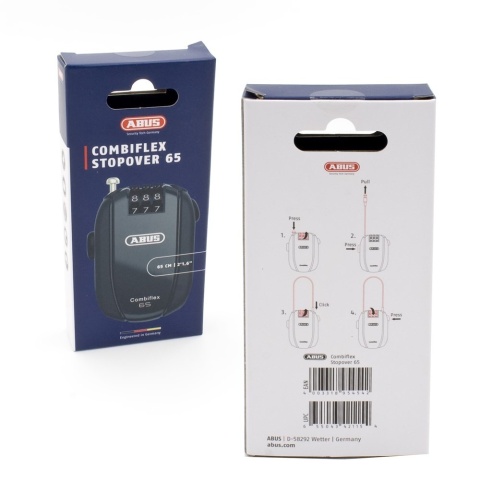 Zapięcie zabezpieczenie rowerowe - Abus Combiflex Stopover 65