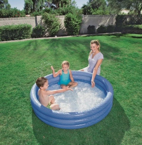 Basen nadmuchiwany Bestway 152x30 cm 3 pierścienie - ogrodowy dla dzieci i dorosłych