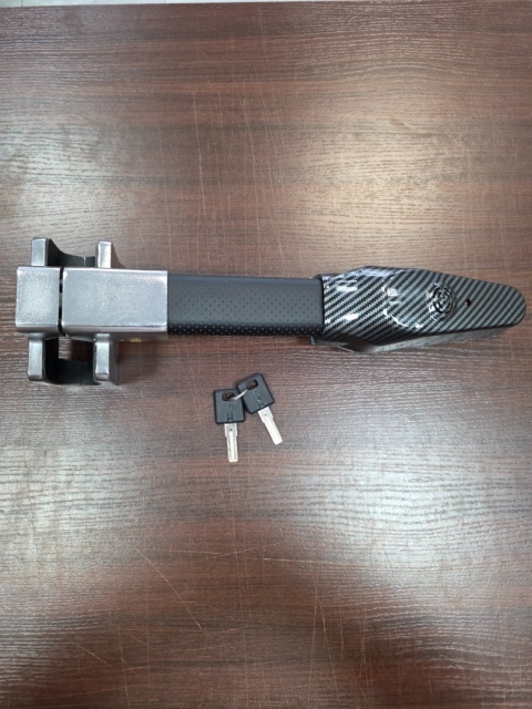 Blokada kierownicy z alarmem 130 dB • antykradzieżowa stalowa blokada samochodowa