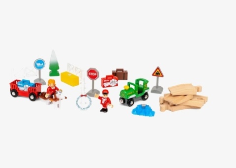 Brio 36015 - Kalendarz adwentowy z elementami kolejki BRIO, 24 niespodzianki