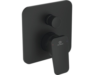 Ceraplan - bateria prysznicowo-wannowa, matowe wykończenie, metal/mosiądz, max 23 l/min