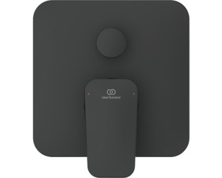 Ceraplan - bateria prysznicowo-wannowa, matowe wykończenie, metal/mosiądz, max 23 l/min