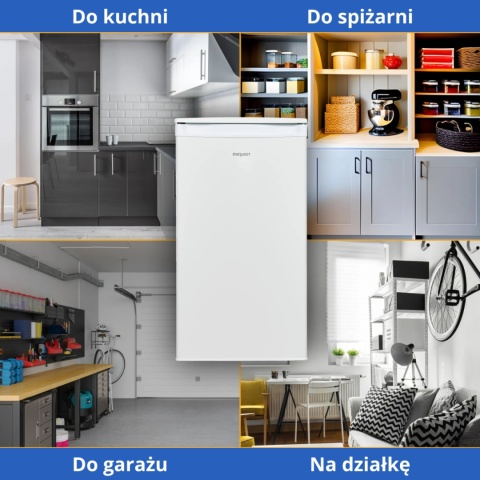 Exquisit KS85-V-091E lodówka 75L biała z regulacją temperatury