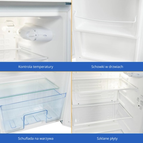 Exquisit KS85-V-091E lodówka 75L biała z regulacją temperatury