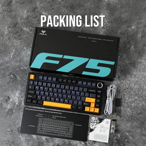 Klawiatura mechaniczna EPOMAKER F75 75% RGB 4000 mAh