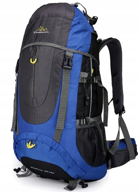 Plecak turystyczny trekkingowy 70 L - lekki, wodoodporny, wiele kieszeni, komfortowy