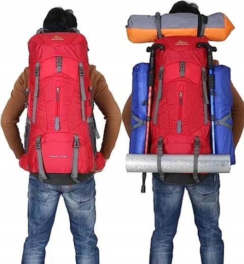 Plecak turystyczny trekkingowy Doshwin 70 L - lekki, wodoodporny