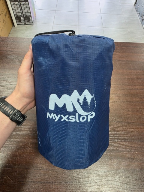 Podwójna karimata kempingowa ultralekka - materac dmuchany 2-osobowy 196×145×12 cm