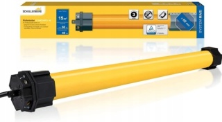 Schellenberg 20640 - silnik rurowy do rolet, Ø35 mm, udźwig do 15 kg, cichy i energooszczędny