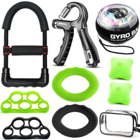 Zestaw 10w1 do ćwiczenia siły chwytu