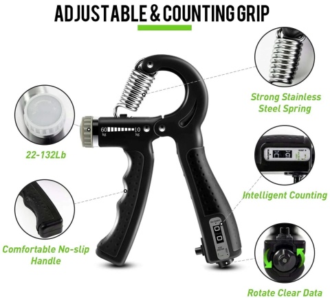 Zestaw 10w1 do ćwiczenia siły chwytu